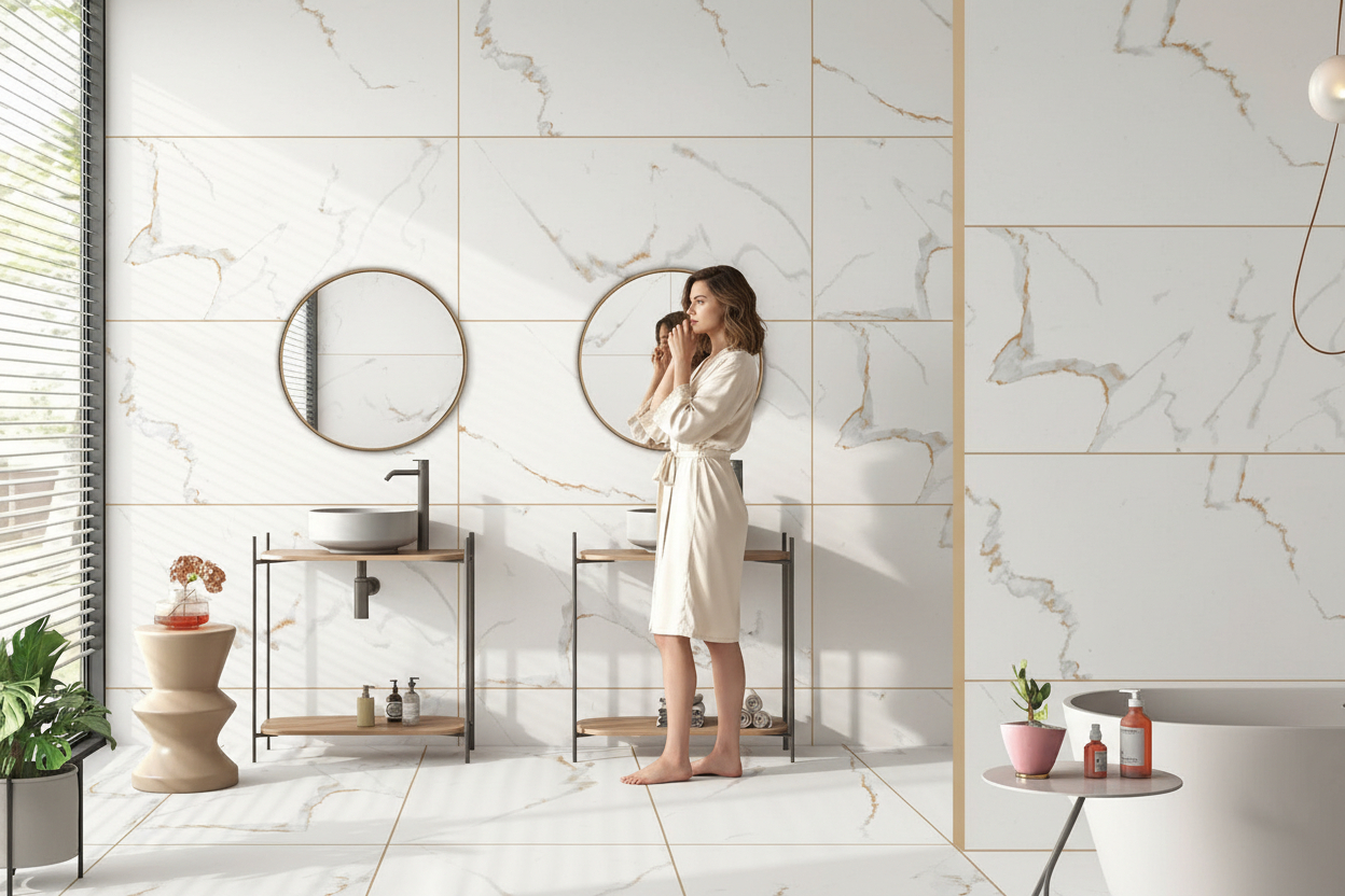 SPAROS DORADO 60X120 CM POLISHED PORCELAIN TILE